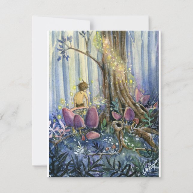 Waldflüster Ankündigung (Vorderseite)