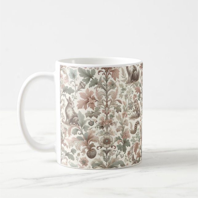 Waldflüster: Viktorianische Natur Elegance Kaffeetasse (Links)
