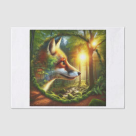 Waldfocken im Walddekoupage Papier