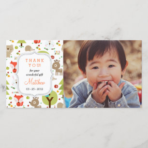 Waldfreund-Foto jede mögliche Gelegenheit danken Dankeskarte