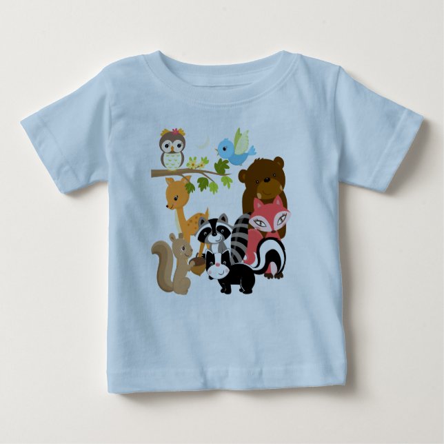 Waldfreunde Baby T-shirt (Vorderseite)