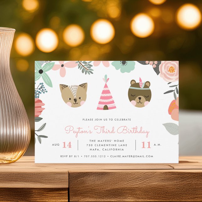 Waldfreunde | Kindergeburtstag Party Einladung (Von Creator hochgeladen)