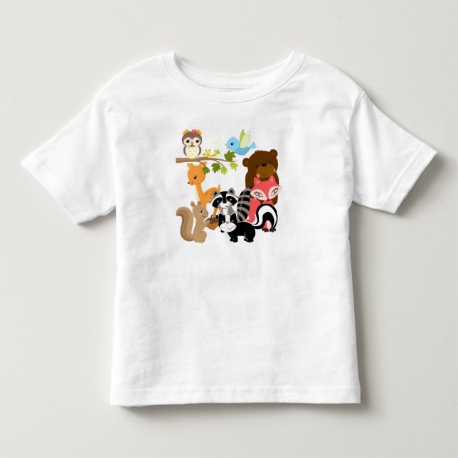 Waldfreunde Kleinkind T-shirt (Vorderseite)