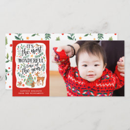 Waldfreunde | weiß | Foto Feiertagskarte