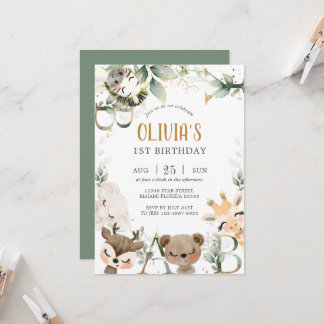 Waldfreunde zum Geburtstag Einladung