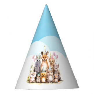 Waldfreunde zum Geburtstag Partyhütchen