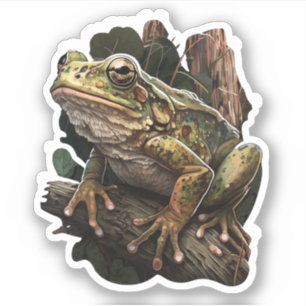 Waldfrosch Aufkleber