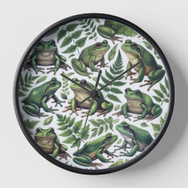 Waldfrosch-Tasse Uhr