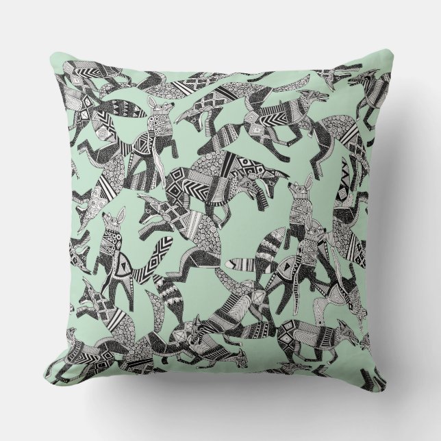 Waldfuchs Party-Minze Kissen (Vorderseite)