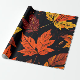 Waldgarten: Herbstleebollen Geschenkpapier