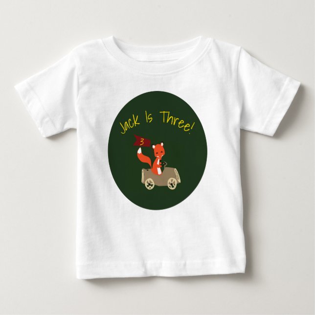 Waldgeburtstags-Shirt Baby T-shirt (Vorderseite)
