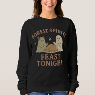 Waldgeister feiern heute Abend Damen-Sweatshirt Sweatshirt