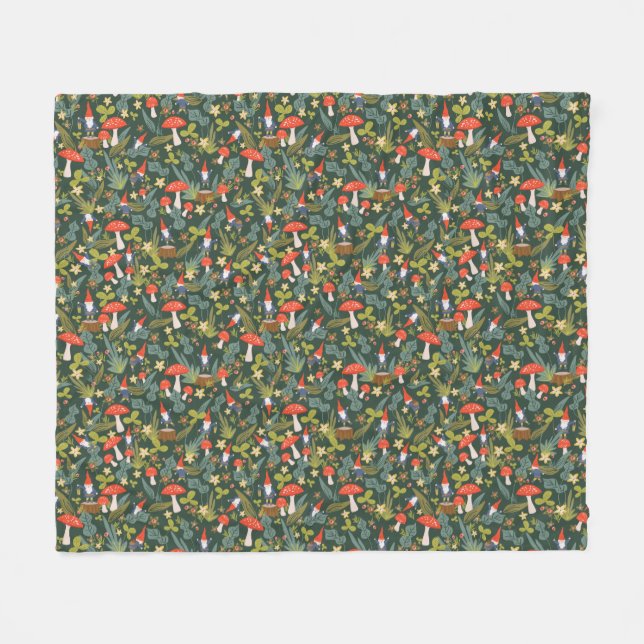 WaldGnomes Fleecedecke (Vorderseite (Horizontal))