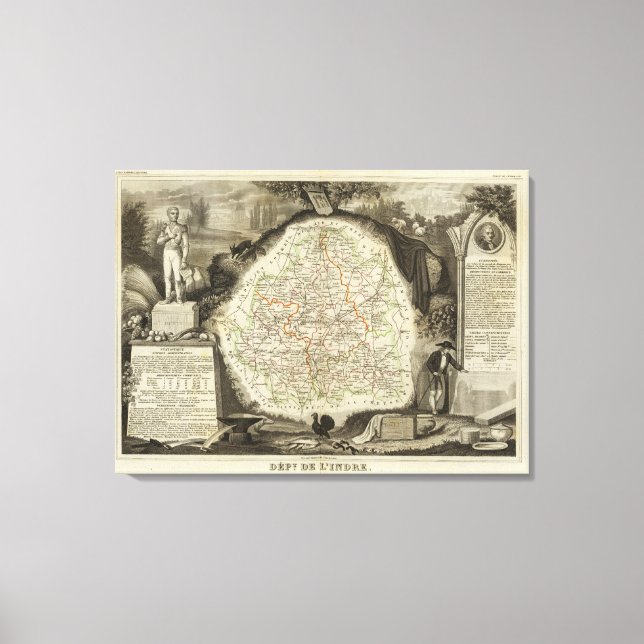 Waldgrenzen Leinwanddruck (Vorderseite)