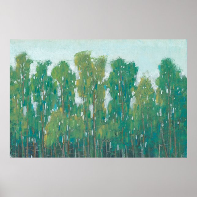 Waldgrün II Poster (Vorne)