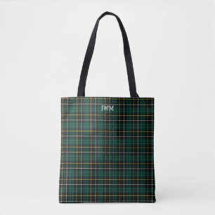 Waldgrün kariertes MacAlpine Tartan-Monogramm