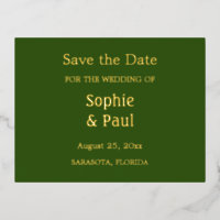 Waldgrün Save the Date