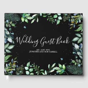 Waldgrüne Hochzeit Gästebuch
