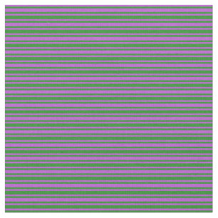 Waldgrüne und Orchid-Linien Stoff