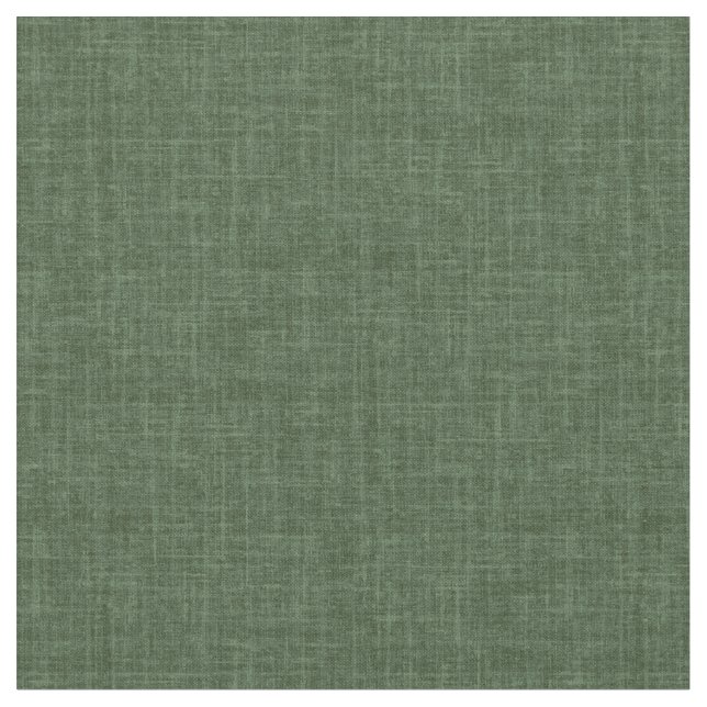Waldgrüner Leinen Stoff (Nahaufnahme)