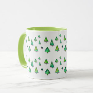 Waldgrünes Muster. Tasse