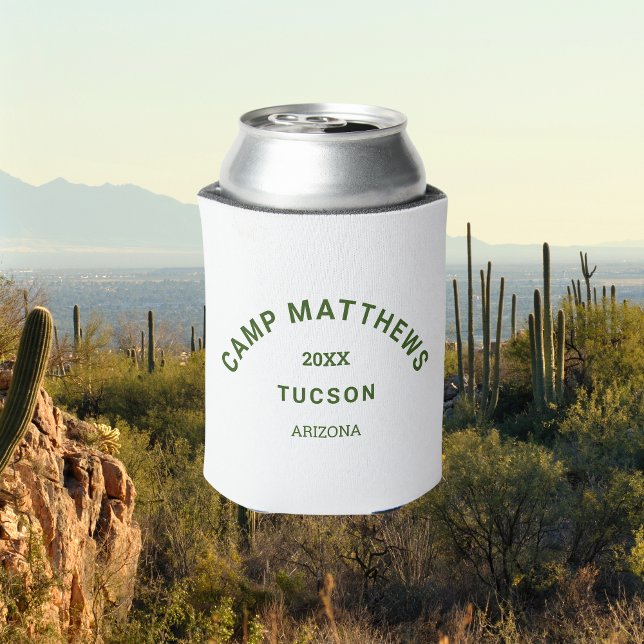 Waldgrünes Wappen Familienausflug Camping Dosenkühler (Von Creator hochgeladen)