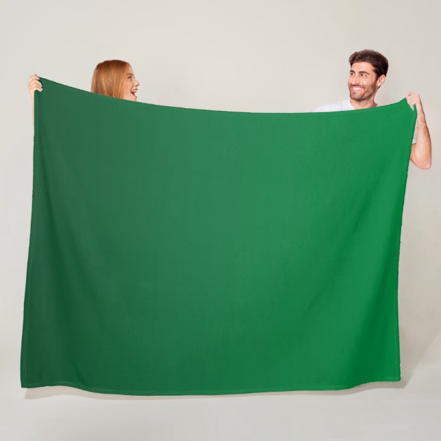 Waldgrüntöne Fleecedecke (Beispiel)