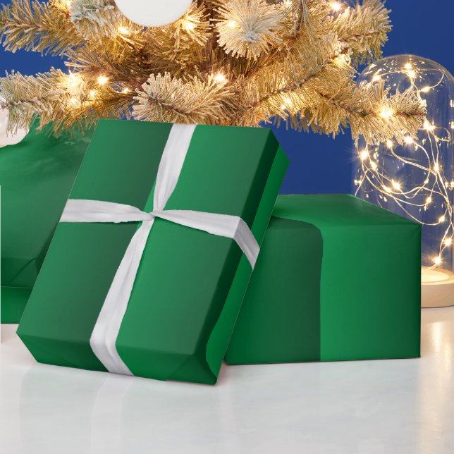 Waldgrüntöne Geschenkpapier (Feiertage)
