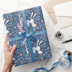 Waldhase Winter Geschenkpapier