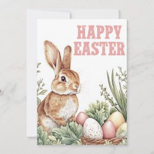 Waldhase Wünsche – Frohe Ostern Karte