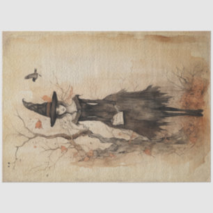 Waldhecht Fairy Land Spring Whimsical Witze Nr. 2 Seidenpapier