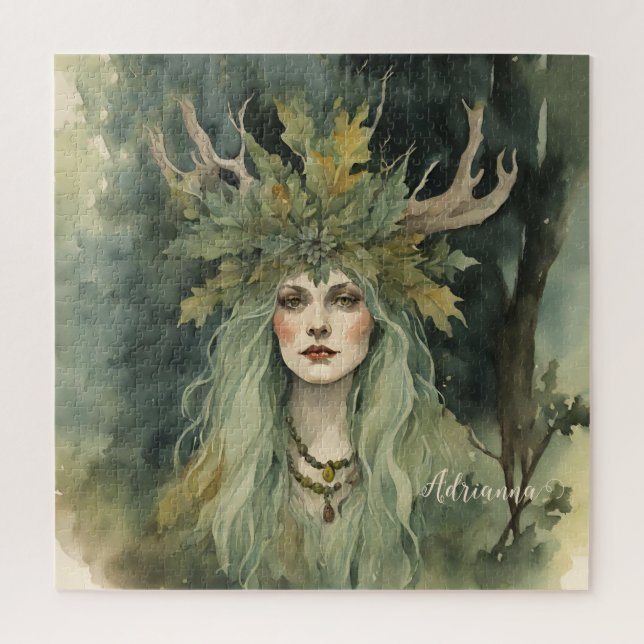 Waldhexe Puzzle (Vertikal)