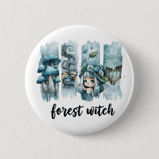 Waldhexen-Cottagecore-Fantasy-T Button