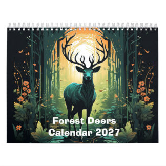 Waldhirsche 2027 kalender