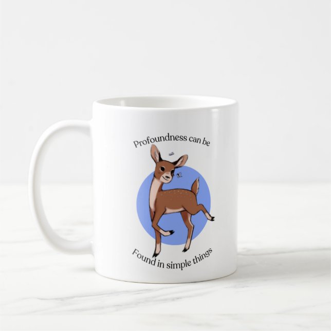 Waldhirsche Kaffeetasse (Links)