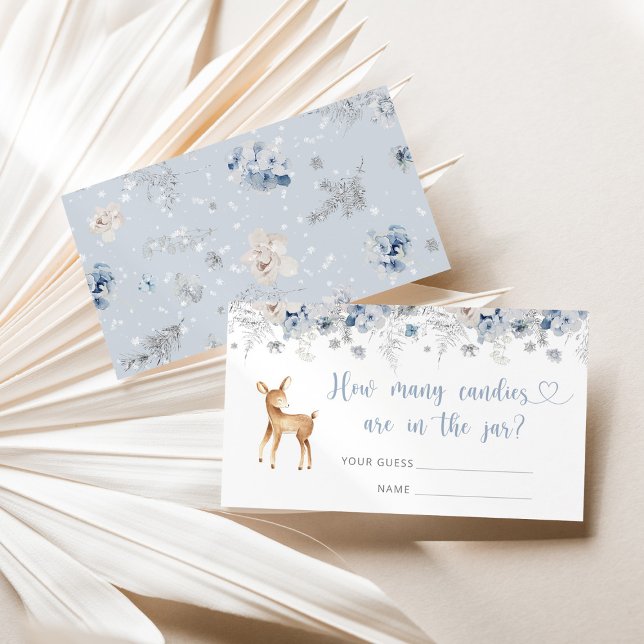 Waldhirsche schätzen, wie viele Bonbons eine Karte (Von Creator hochgeladen)