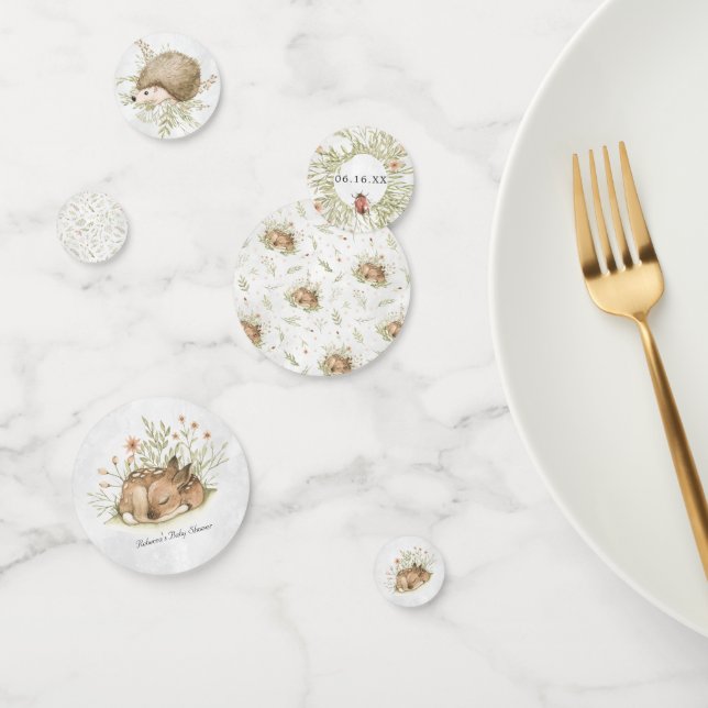 Waldhirsche | Waldtierisches Party Konfetti (Gruppe)