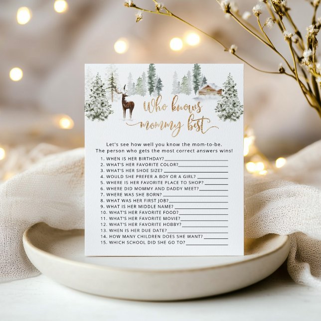 Waldhirsche Wer das beste Mommy-Spiel kennt (Von Creator hochgeladen)