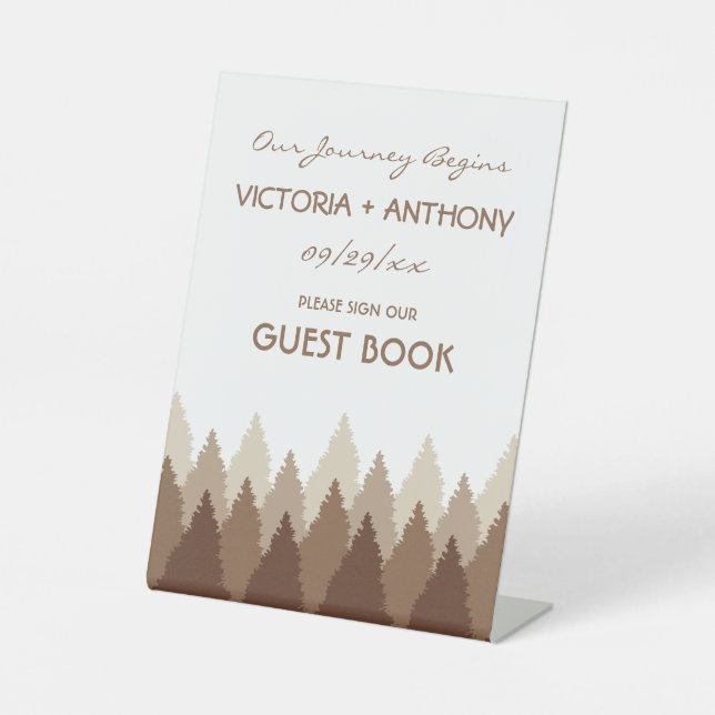 Waldhochzeit in Braunwäldern Sockelschild (Vorderseite)