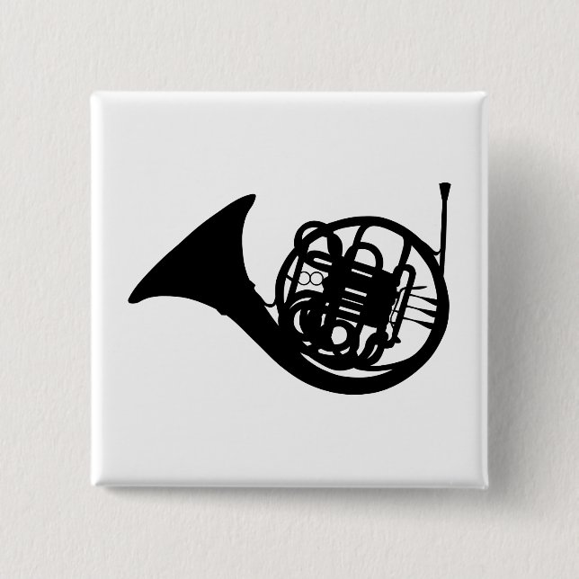 Waldhorn Button (Vorderseite)