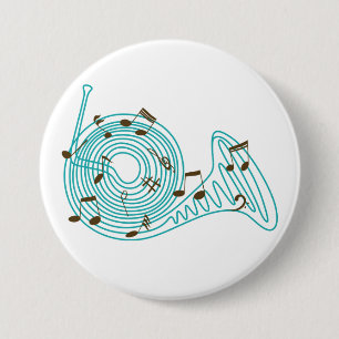 Waldhorn-Knopf Button