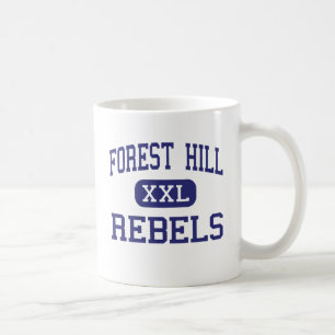 Waldhügel - Rebellen - hoch - Jackson Mississippi Kaffeetasse