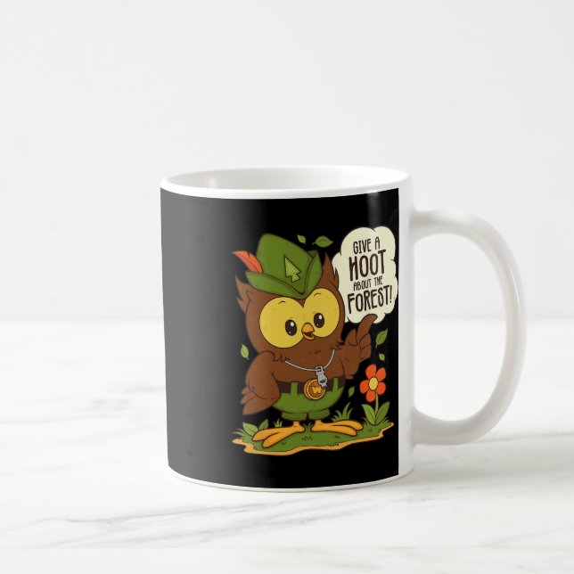 Waldhühner geben einen Hort über den Wald-Arbor-Ta Kaffeetasse (Rechts)