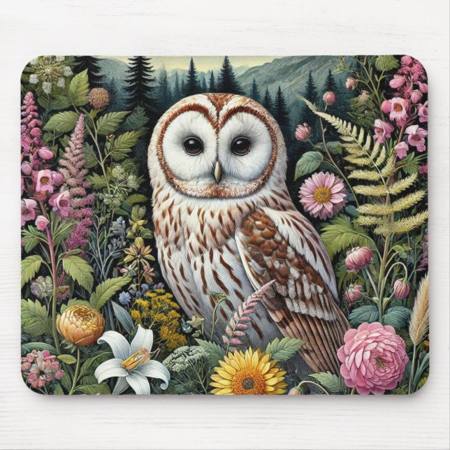 Waldhühnerpolster | Charmante Natur Mousepad (Vorne)