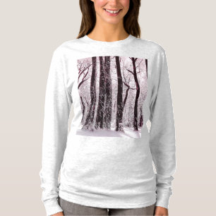 WALDIGE SCHNEEIGE WINTERLANDSCHAFT T-Shirt