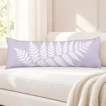 Waldinspirierte sanfte Lavendel Weiße Farn