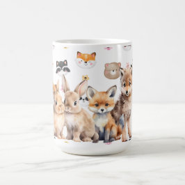 Waldkaninchen Fuchs Wolf Kaffeetasse