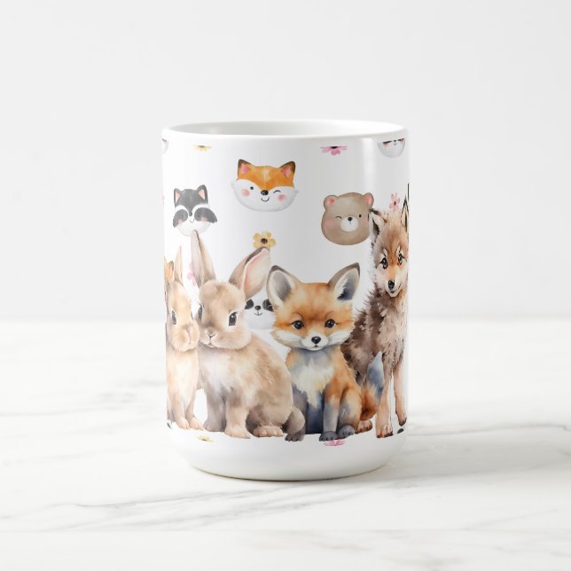 Waldkaninchen Fuchs Wolf Kaffeetasse (Mittel)