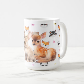 Waldkaninchen Reh Kaffeetasse