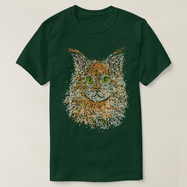 Waldkatz Maine Coon Cats Katzenbesitzer 2 T-Shirt (Design vorne)